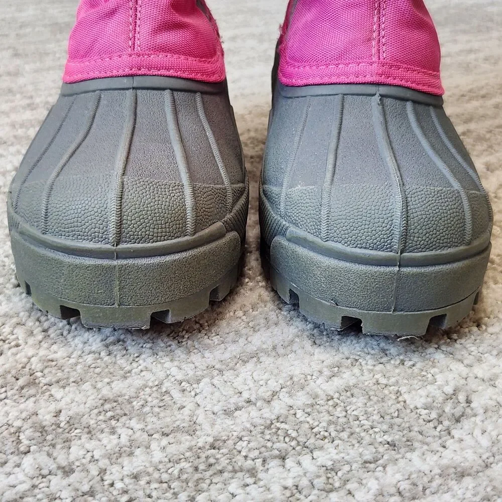 LL Bean kid's Northwoods snow boots pink size 2 youth (LLB Item 238064)